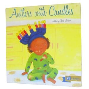 Antlers with Candle by Chris Barash (2015) Paperback Children's Hanukkah Story